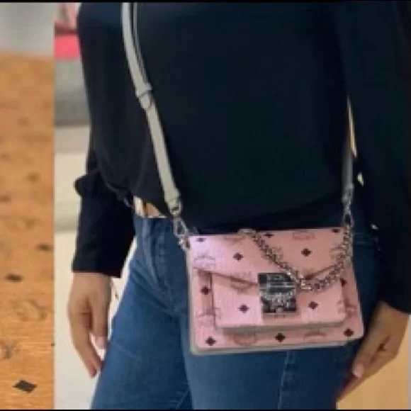 MCM Patricia crossbody in visetos - Picture 9 of 9